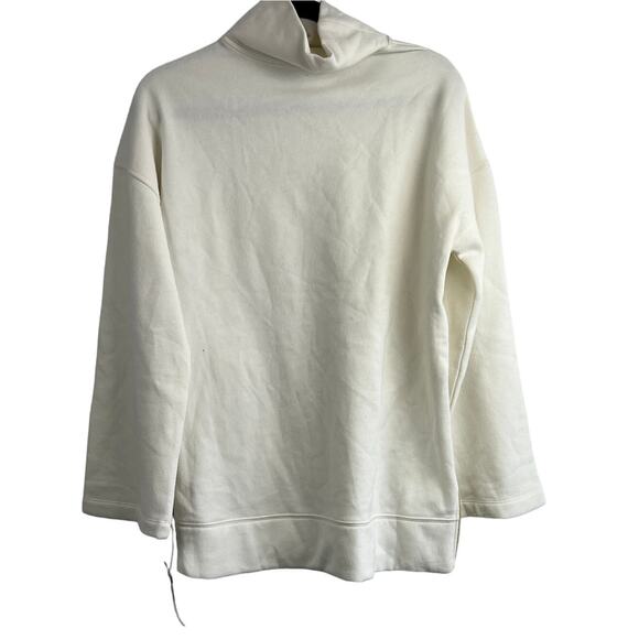 JoyLab Women's White Fleece Long Sleeve Tunic With Side Zip - Size Small - NWT - Picture 8 of 8